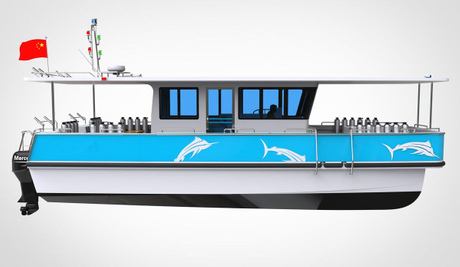 Grandsea 40ft /12m Aluminium Catamaran Diving And Scuba Boat for Sale