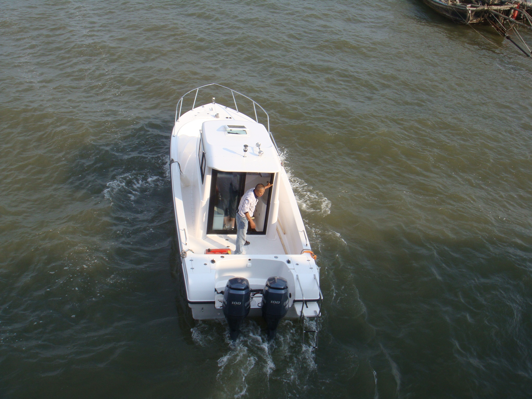 Grandsea 27ft /8.3m Fiberglass Cabin Fishing Boat for Sale 