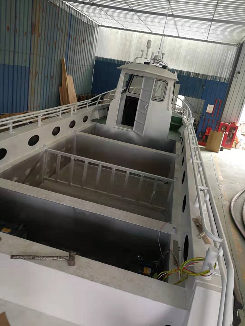 Grandsea 9.6m 32ft Aluminum Fish Farm Aquaculture Boat for Sale
