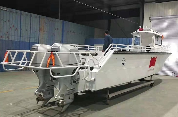 Grandsea 9.6m 32ft Aluminum Fish Farm Aquaculture Boat for Sale