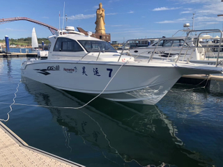 Grandsea 40ft /12m Outboard Fiberglass Cabin Japanese Model Fishing Boat for Sale