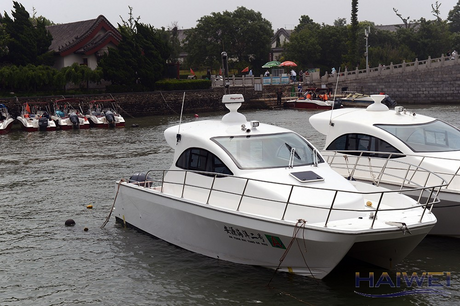 10.6m/ 35FT Fiberglass Catamaran Fishing Boat for Sale