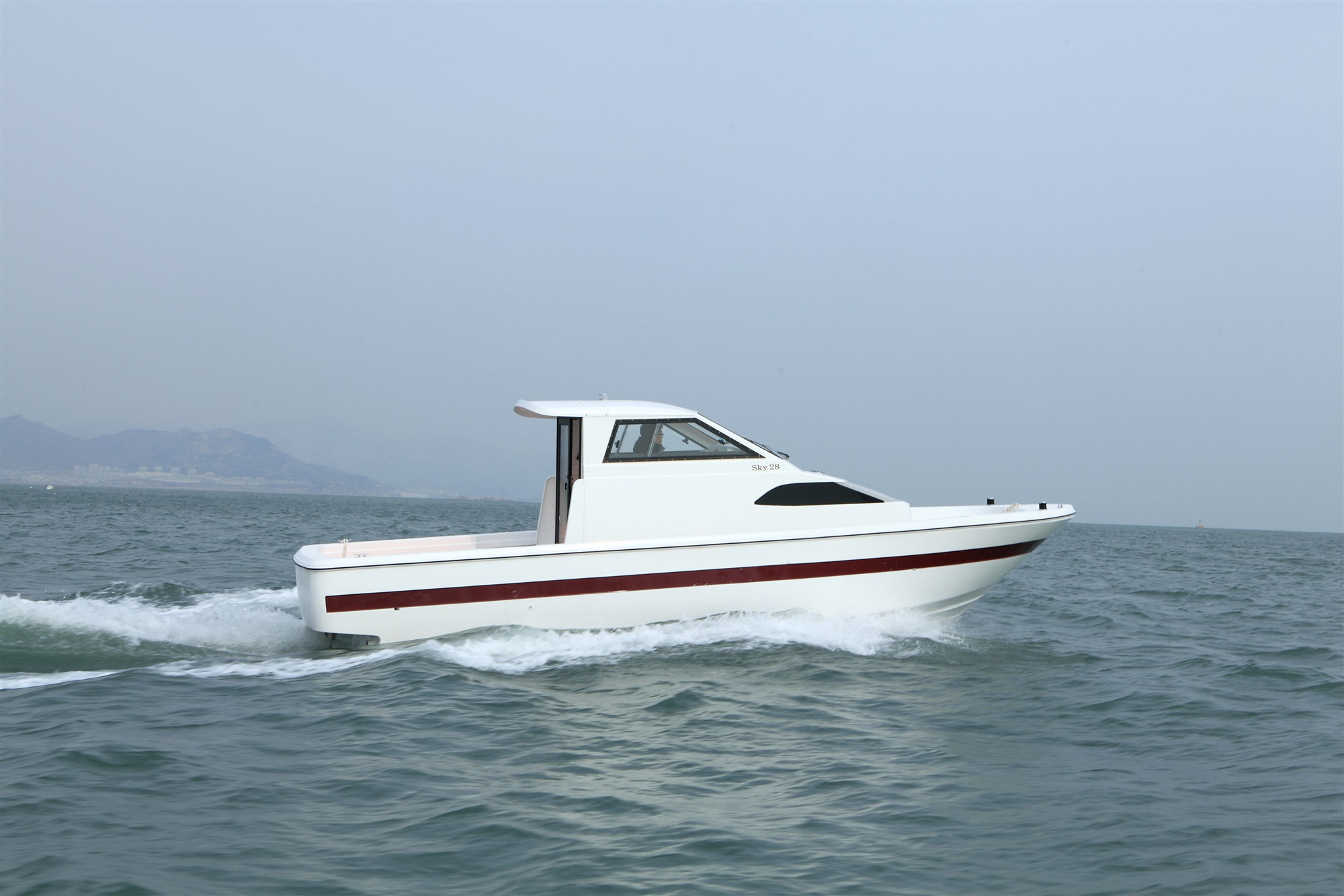 28ft FRP Diesel Inboard Cabin Fishing Boat for Sale