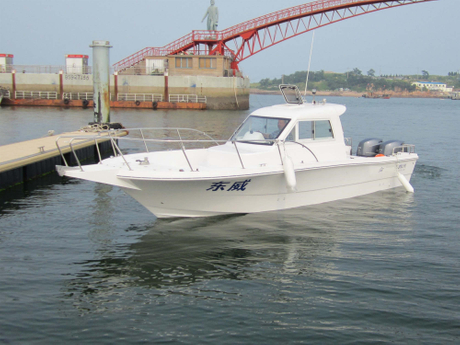 27ft/ 8.3m Fiberglass Walk Around Cabin Fishing Boat for Sale