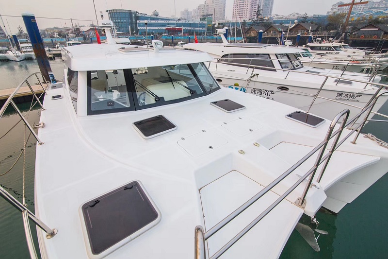 38ft Fiberglass Catamaran Lagoon Design House Motor Yacht 